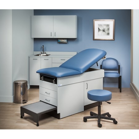 CLINTON Family Practice Ready Room, Laminate Gray, Burgundy 8890-RR-1GR-3BG